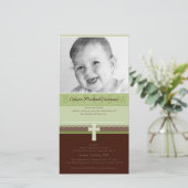 PHOTO BAPTISME INVITATIONS :: pure 6 (Debout devant)