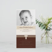 PHOTO BAPTISME INVITATIONS :: pure 7 (Debout devant)