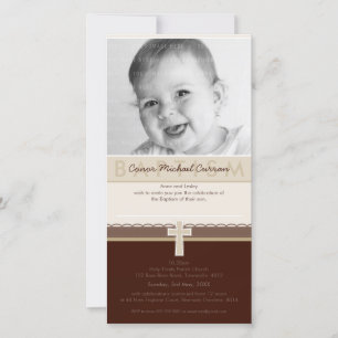 PHOTO BAPTISME INVITATIONS :: pure 7