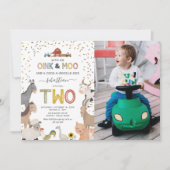 Photo Barnyard Farm 2e Invitation anniversaire (Devant)