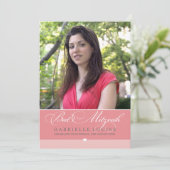 PHOTO BAT MITZVAH INVITATION :: beau type 1 (Debout devant)