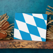 Photo Bavière, Allemagne Plaque Drapeau (Côté)