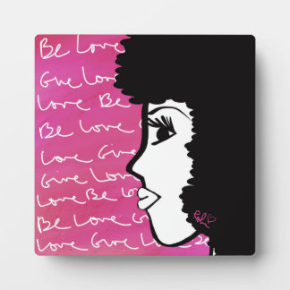 Photo Be Love Give Love Plaque with Easel