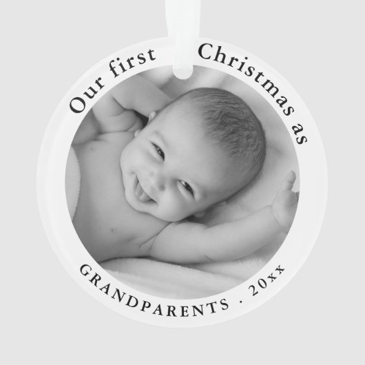 Photo bébé | Notre premier Noël en tant que grands (dos)