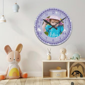 Photo bébé personnalisée Horloge murale d'annivers