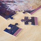 photo, belle feuille nature dans puzzle pastel (Côté)