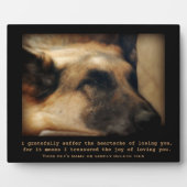 Photo Belle plaque commémorative d'animal de compagnie B (Devant)
