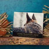 Photo Belle plaque commémorative d'animal de compagnie B (Côté)