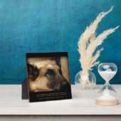 Photo Belle plaque commémorative d'animal de compagnie B (Insitu)