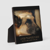 Photo Belle plaque commémorative d'animal de compagnie B (Recto)