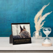 Photo Belle plaque commémorative pour chien de berger al (Insitu)