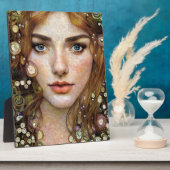 Photo Belle Plaque Femme (Côté)