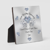 Photo Belle Plaque personnalisée, 60e Anniversaire (Recto)