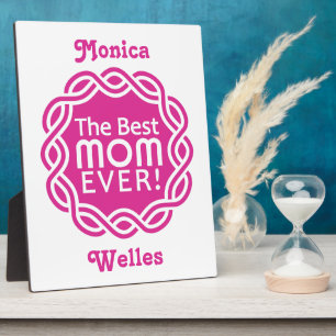 Photo BEST MOM plaque personnalisée