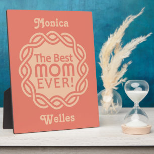 Photo BEST MOM plaque personnalisée