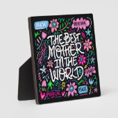 Photo BEST MOTHER Plaque (Recto)