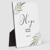 Photo Bible verset Hébreux Écriture feuille Plaque (Côté)