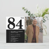 Photo Black and White Invitation du 84e anniversai (Debout devant)