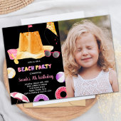 Photo Black Beach Invitations d'anniversaire