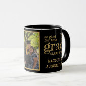 Photo Black Gold élégant Mug (Devant droit)