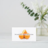Photo blanche du Carte de visite Oranges (Debout devant)