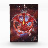 Photo Bloc acrylique Pyrope Cosmic Dragon (Devant)