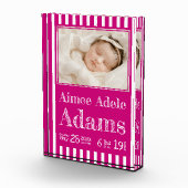 Photo Bloc de photos de statistiques de naissance de béb (Droite)