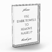 Photo Bloc de serviettes de toilette classique simple et (Gauche)