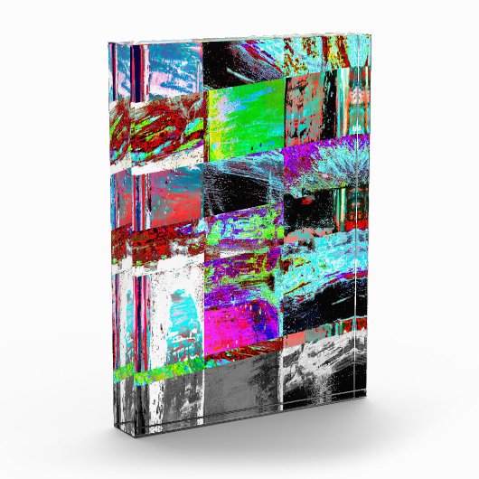 Photo Block – Abstract Grid Fotoblokken (Links)