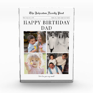 Photo Block Birthday Photo Collage for Dad Fotoblokken