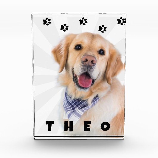 Photo Block Pet dog cat name Fotoblokken (Voorkant)