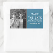 Photo Blue Binary Code Enregistrer les stickers Da (Sac)