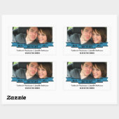 Photo Blue Ribbon Enregistrer les stickers Date (Feuille)