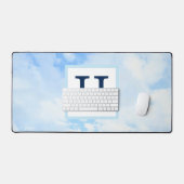 Photo Blue Sky Elegant Single Initial (Clavier et souris)