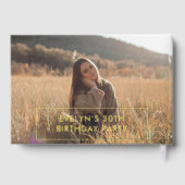 Photo Bold Retro Black Anniversaire (Verso)