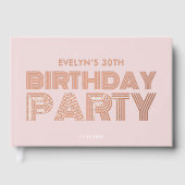 Photo Bold Retro Rose Anniversaire (Recto)