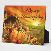 Photo Bon thanksgiving 2 Plaque (Côté)