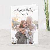 Photo Bonne Carte de voeux d'anniversaire (Devant)