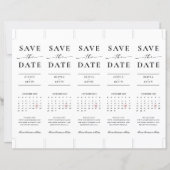 Photo Booth 2x7" Save the Date Wedding Strip (Achterkant)