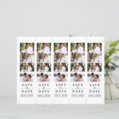 Photo Booth 2x7" Save the Date Wedding Strip (Staand voorkant)