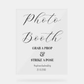 Photo Booth Black White Mariage (Recto)