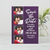 Photo Booth Bladwijzer thema Fun Save the Date (Staand voorkant)