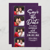 Photo Booth Bladwijzer thema Fun Save the Date (Voorkant / Achterkant)