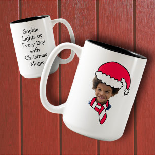 Photo Booth Mug personnalisable Père Noël