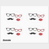 Photo Booth Props Stickers Moustache (Feuille)