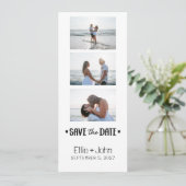 Photo Booth Save the Date Card (Staand voorkant)