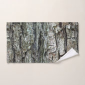 Photo botanique d'écorce de pin de nature (Serviette à main)