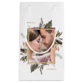 Photo botanique simple et nom Petit sac cadeau (Devant)