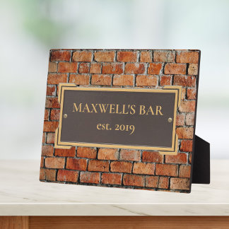 Photo Bronze personnalisé sur plaque commémorative en br