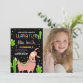 Photo Brown Llama Fun Llama Invitations Anniversai (Debout devant)